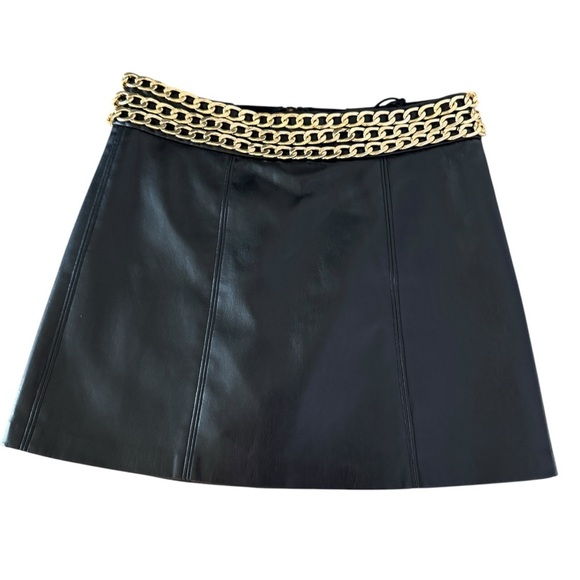 Alice + Olivia Black Pencil Mini Skirt Night Out - Picture 2 of 7